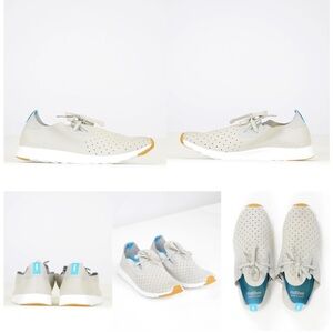 Native Gray Perforated Lace-Up Shoes size 10